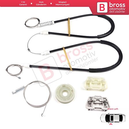 Ford Focus MK1 1998-2005 4/5 Kapı Hatchback Sedan Wagon 1138216 İçin Ön Sol Cam Kriko Tamir Seti