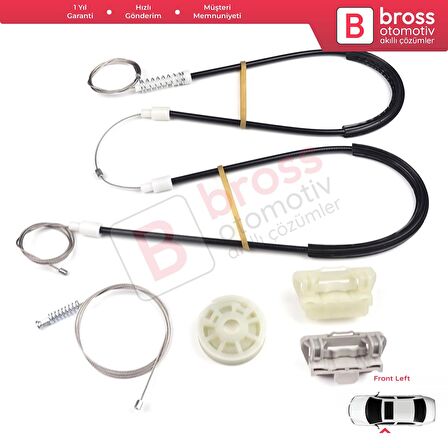 Ford Focus MK1 1998-2005 4/5 Kapı Hatchback Sedan Wagon 1138216 İçin Ön Sol Cam Kriko Tamir Seti