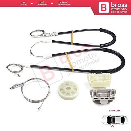 Ford Focus MK1 1998-2005 4/5 Kapı Hatchback Sedan Wagon 1138216 İçin Ön Sol Cam Kriko Tamir Seti