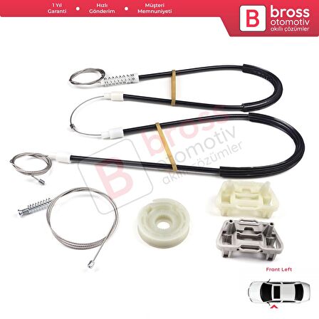 Ford Focus MK1 1998-2005 4/5 Kapı Hatchback Sedan Wagon 1138216 İçin Ön Sol Cam Kriko Tamir Seti