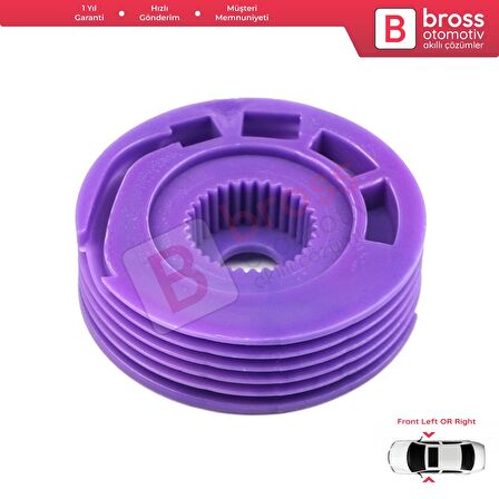 VW Golf 3 1991-1998 İçin Ön Sağ veya Sol Kapı Cam Kriko Makarası