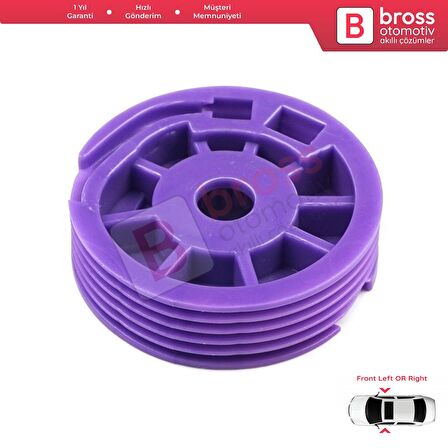 VW Golf 3 1991-1998 İçin Ön Sağ veya Sol Kapı Cam Kriko Makarası