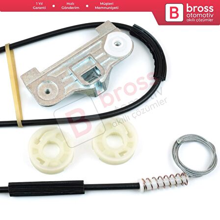 BMW 5 Serisi E39 1996-03/1999 4/5 Kapı Makyajsız Kasa 1358159835 İçin Arka Sol Cam Kriko Tamir Seti