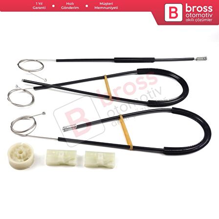 Mercedes Vito Viano Mixto MK2 W639 2003-2010 6397200146 İçin Ön Sağ Kapı Cam Kriko Tamir Seti