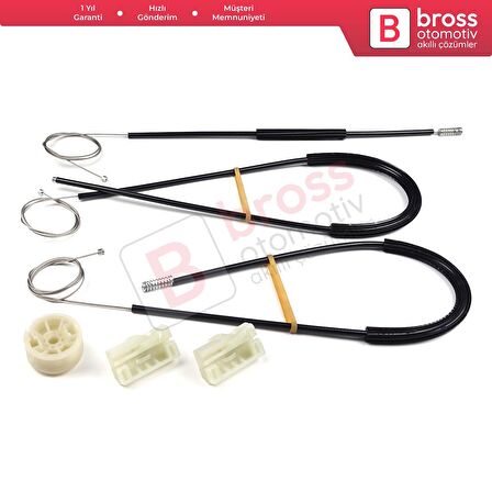 Mercedes Vito Viano Mixto MK2 W639 2003-2010 6397200146 İçin Ön Sağ Kapı Cam Kriko Tamir Seti