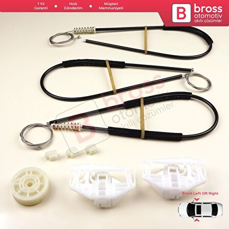 Citroen Berlingo MK1 M MF Peugeot Partner MK1 5 5F 5G 9221G3 9222G3 İçin Ön Cam Kriko Tamir Seti