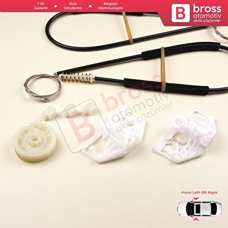 Citroen Berlingo MK1 M MF Peugeot Partner MK1 5 5F 5G 9221G3 9222G3 İçin Ön Cam Kriko Tamir Seti