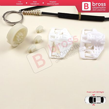 Citroen Berlingo MK1 M MF Peugeot Partner MK1 5 5F 5G 9221G3 9222G3 İçin Ön Cam Kriko Tamir Seti