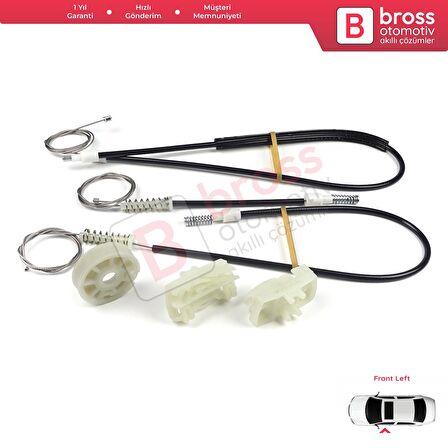 Land Rover Freelander MK1 L314 LN 1997-2006 3/5 Kapı LR006372 İçin Elektrikli Ön Sol Cam Kriko Seti