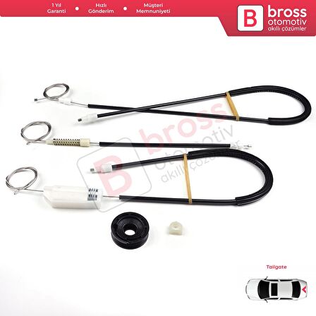 Land Rover Freelander MK1 1997-2006 CVH101150 İçin Elektrikli Arka Bagaj Kapı Cam Kriko Tamir Seti