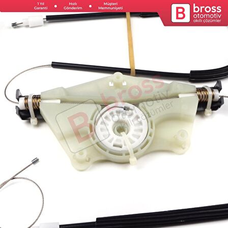 VW New Beetle 1997-2011 3-Kapı Hatchback 1CM898655 İçin Elektrikli Ön Sol Kapı Cam Kriko Tamir Seti