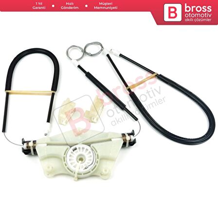 VW New Beetle C1 1C1 1997-2011 3-Kapı HB 1C0837656 İçin Elektrikli Ön Sağ Kapı Cam Kriko Tamir Seti