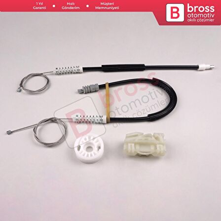 Peugeot 607 9D 9U 1999-2010 9632243180 9224A0 İçin Arka Sağ Kapı Cam Kriko Tamir Seti