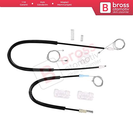 VW Sharan Seat Alhambra 1995-2010 Ford Galaxy MK1 1995-2006 İçin Arka Sağ Kapı Cam Kriko Tamir Seti