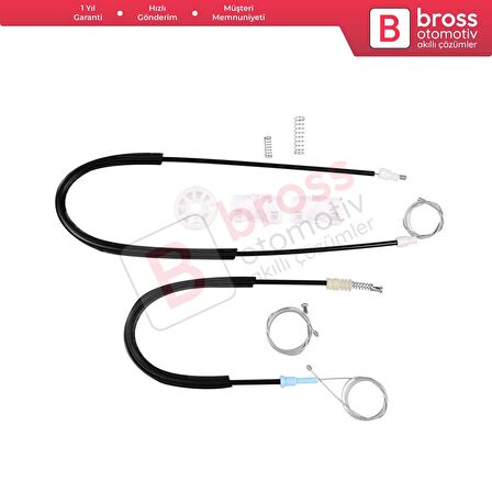 VW Sharan Seat Alhambra 1995-2010 Ford Galaxy MK1 1995-2006 İçin Arka Sağ Kapı Cam Kriko Tamir Seti