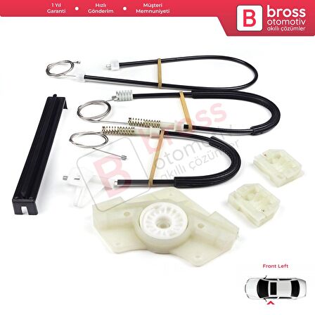 BMW 3 Series E46 2-Kapı Convertible 1999-2006 M3 318 320 323 325 330 İçin Arka Cam Kriko Tamir Seti