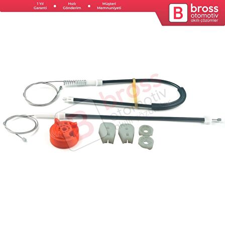 Skoda Octavia 2 A5 1Z3 1Z5 2004–2013 4/5-Kapı 1Z1837461 İçin Elektrikli Ön Sol Cam Kriko Tamir Seti