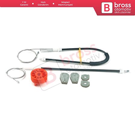 Skoda Octavia 2 A5 1Z3 1Z5 2004–2013 4/5-Kapı 1Z1837461 İçin Elektrikli Ön Sol Cam Kriko Tamir Seti