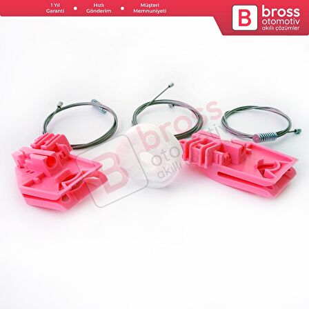 VW Polo MK3 6N1 6N2 1994-2001 2/3 Kapı İçin Elektrikli Ön Sağ veya Sol Kapı Cam Kriko Tamir Seti