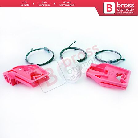 VW Polo MK3 6N1 6N2 1994-2001 2/3 Kapı İçin Elektrikli Ön Sağ veya Sol Kapı Cam Kriko Tamir Seti