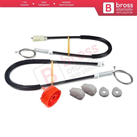 Citroen C3 Pluriel MK1 Cabrio 2003-2010 9643071180 İçin Elektrikli Arka Sağ Cam Kriko Tamir Seti