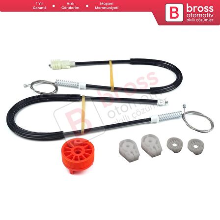 Opel Zafira A MK1 T98 F75 1999-2005 MPV İçin Elektrikli Arka Sağ veya Sol Cam Kriko Tamir Seti