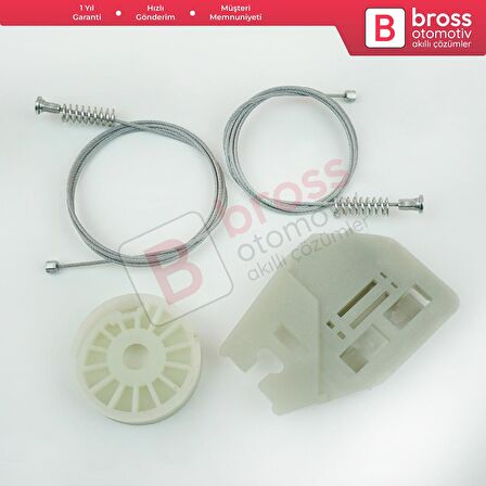 BMW X5 E53 2000-2006 51357125059 İçin Arka Sol Kapı Cam Kriko Tamir Seti