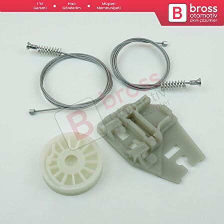 BMW X5 E53 2000-2006 51357125059 İçin Arka Sol Kapı Cam Kriko Tamir Seti