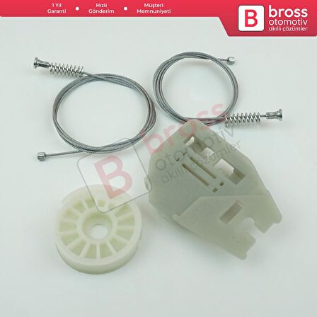 BMW X5 E53 2000-2006 51357125059 İçin Arka Sol Kapı Cam Kriko Tamir Seti