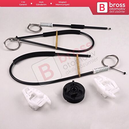 Peugeot 206 206+ 1998-2012 4/5 Kapı 9221E9 9221G0 İçin Elektrikli Ön Sol Kapı Cam Kriko Tamir Seti