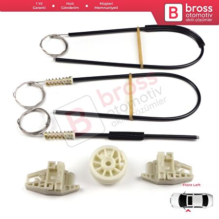 Rover 75 RJ MG ZT B8 1998-2005 4/5 Kapı CUH102340 İçin Ön Sağ Kapı Cam Kriko Tamir Seti