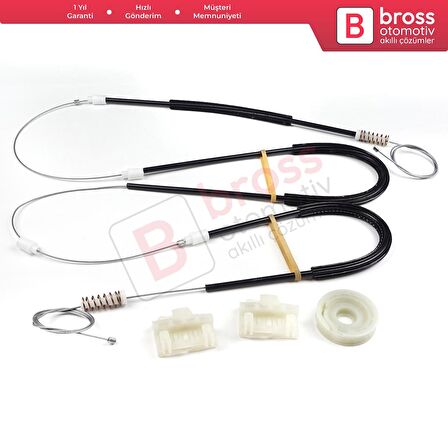 VW Polo MK3 6N1 6N2 Hatchback 1994-2001 4/5 Kapı 6N4837462 İçin Ön Sağ Kapı Cam Kriko Tamir Seti