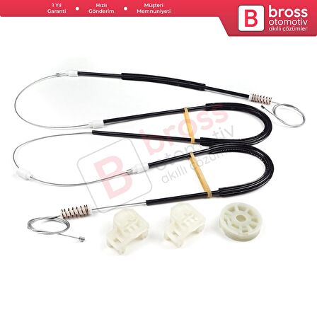 VW Polo MK3 6N1 6N2 Hatchback 1994-2001 4/5 Kapı 6N4837462 İçin Ön Sağ Kapı Cam Kriko Tamir Seti