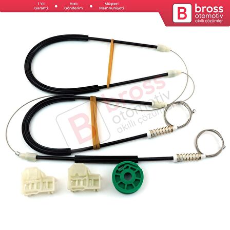 Audi A4 S4 RS4 B5 8D2 8D5 1994-2002 4/5 Kapı 8D0837461 İçin Elektrikli Ön Sol Cam Kriko Tamir Seti