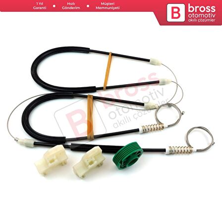 Audi A4 S4 RS4 B5 8D2 8D5 1994-2002 4/5 Kapı 8D0837461 İçin Elektrikli Ön Sol Cam Kriko Tamir Seti