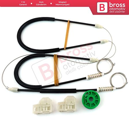 Audi A4 S4 B6 B7 8H7 8HE 2002-2009 2-Kapı Cabrio 8H0837462 İçin Elektrikli Sağ Cam Kriko Tamir Seti