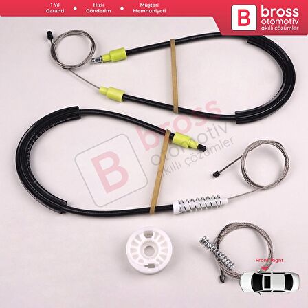 BMW X3 E83 2003-2011 SUV 51333448250 İçin Elektrikli Ön Sağ Cam Kriko Tamir Seti