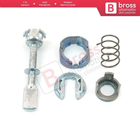 VW Polo 6N1 N2 İçin Ön Kapı Kilidi Tamir Takımı 6N0837223A 58 mm