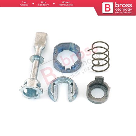 VW Polo 6N1 N2 İçin Ön Kapı Kilidi Tamir Takımı 6N0837223A 58 mm