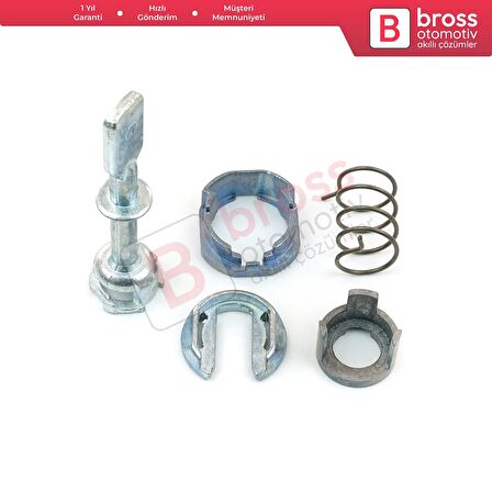 VW Polo 6N1 N2 İçin Ön Kapı Kilidi Tamir Takımı 6N0837223A 58 mm