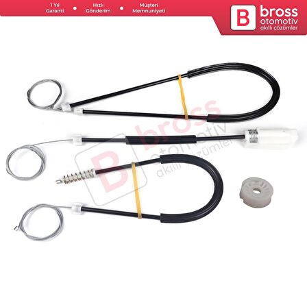 Renault Megane MK2 2002-2009 CC Cabriolet Convertible İçin Elektrikli Sol Kapı Cam Kriko Tamir Seti