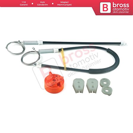 Peugeot 307 3B 2003-2009 Cabriolet Convertible 922393 İçin Elektrikli Arka Sol Cam Kriko Tamir Seti