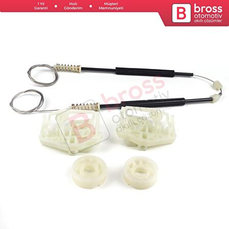 Mercedes Vito Viano Mixto MK2 W639 2003-2010 6397200046 İçin Ön Sol Kapı Cam Kriko Tamir Seti