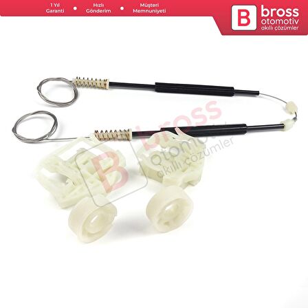 Mercedes Vito Viano Mixto MK2 W639 2003-2010 6397200046 İçin Ön Sol Kapı Cam Kriko Tamir Seti