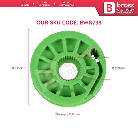 BMW E90 2005-On; BMW E46 Compact 2000-2004 İçin Cam İndirme Kaldırma Mekanizması Makarası