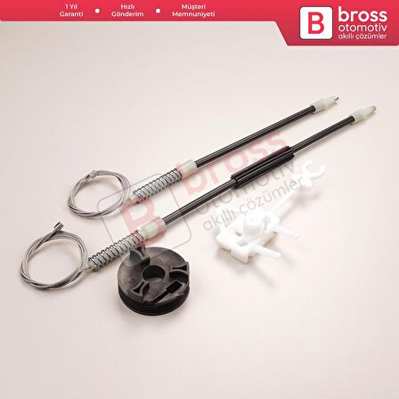 Seat Ibiza MK4 6J8 6P8 6J5 6P1 2008-2017 5-Kapı 6J4837401 İçin Elektrikli Ön Sol Cam Kriko Tamir Set