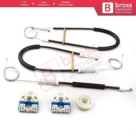 Citroen C4 Picasso MK1 UD Grand UA 2006-2013 MPV 9221CV İçin Elektrikli Ön Sol Cam Kriko Tamir Seti