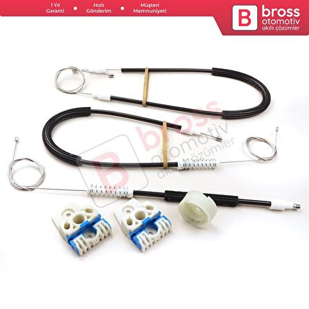 Citroen C4 Picasso MK1 UD Grand UA 2006-2013 MPV 9221CV İçin Elektrikli Ön Sol Cam Kriko Tamir Seti