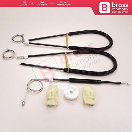 Seat Ibiza Cordoba 2002-2008 4/5-Kapı İçin Elektrikli Ön Sağ veya Sol Kapı Cam Kriko Tamir Seti