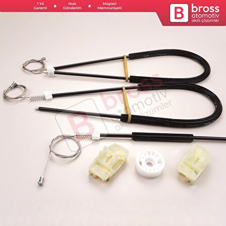 Seat Ibiza Cordoba 2002-2008 4/5-Kapı İçin Elektrikli Ön Sağ veya Sol Kapı Cam Kriko Tamir Seti